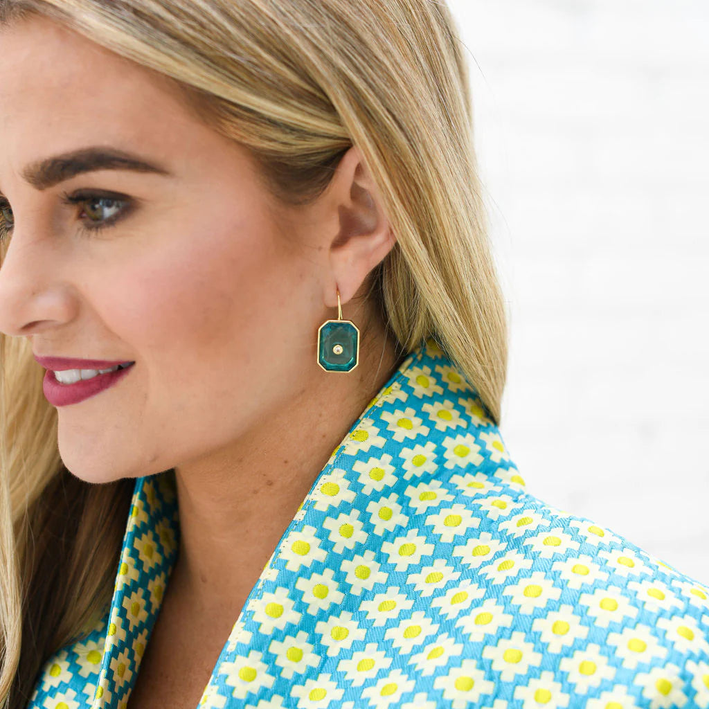 Jackie Jacquard Jacket Green