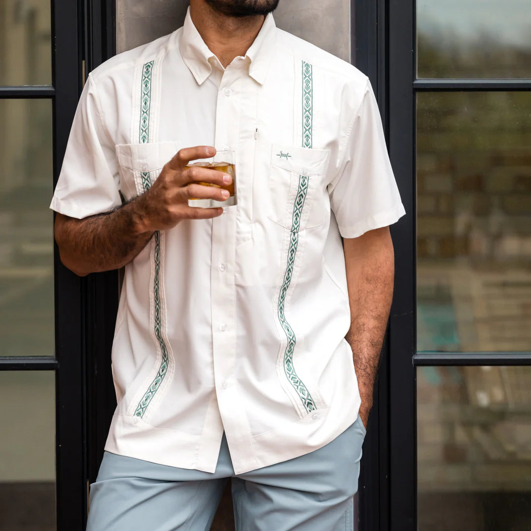 NEIGHBORHOOD GUAYABERA SHIRT XL 白 Neighborhood-Guayabera-Short-