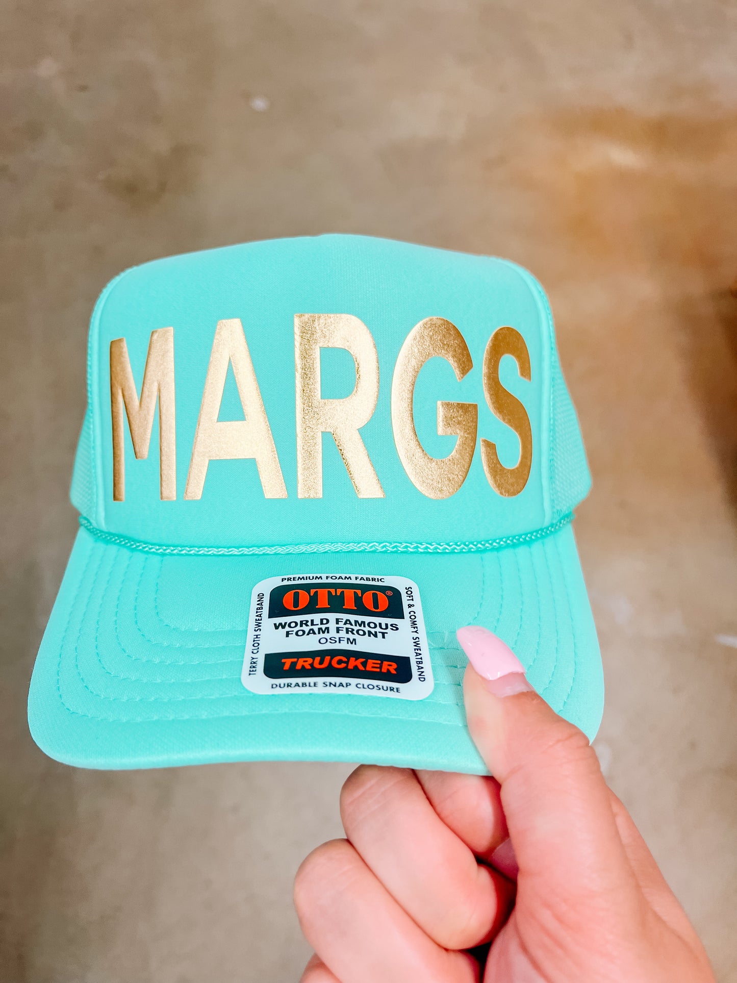 Mint Green Margs Trucker