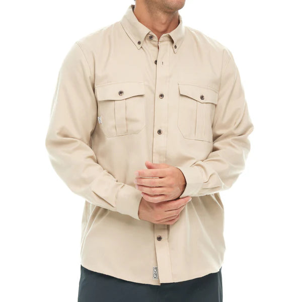 Clay Flannel Shirt-Long Sleeve