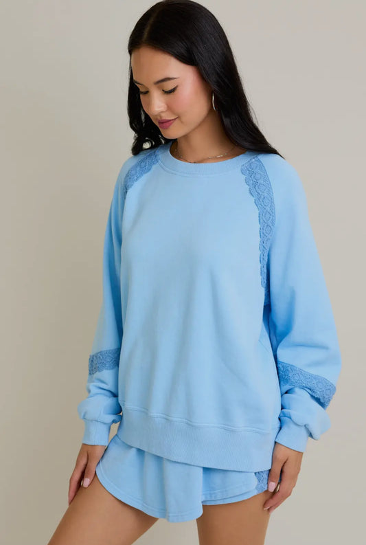 Blue Sweater Set
