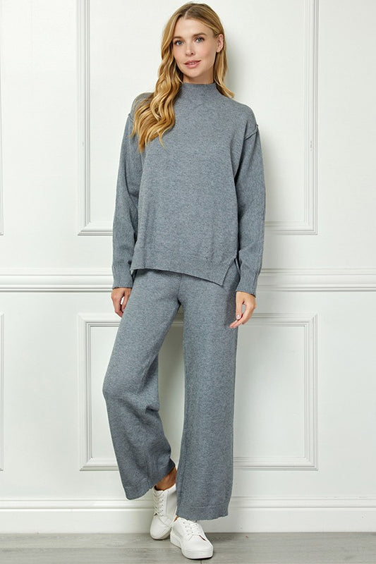 Grey Sweater Set