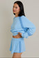 Blue Sweater Set