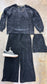 Black Chenille Top and Pant Set