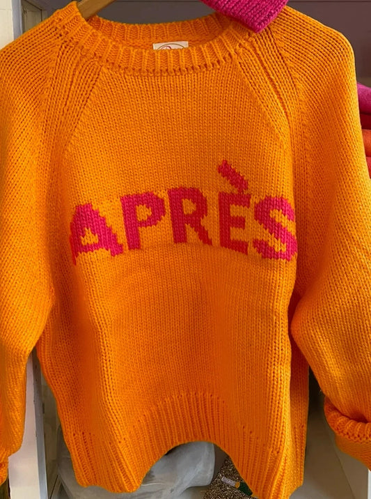 Apres Orange Sweater