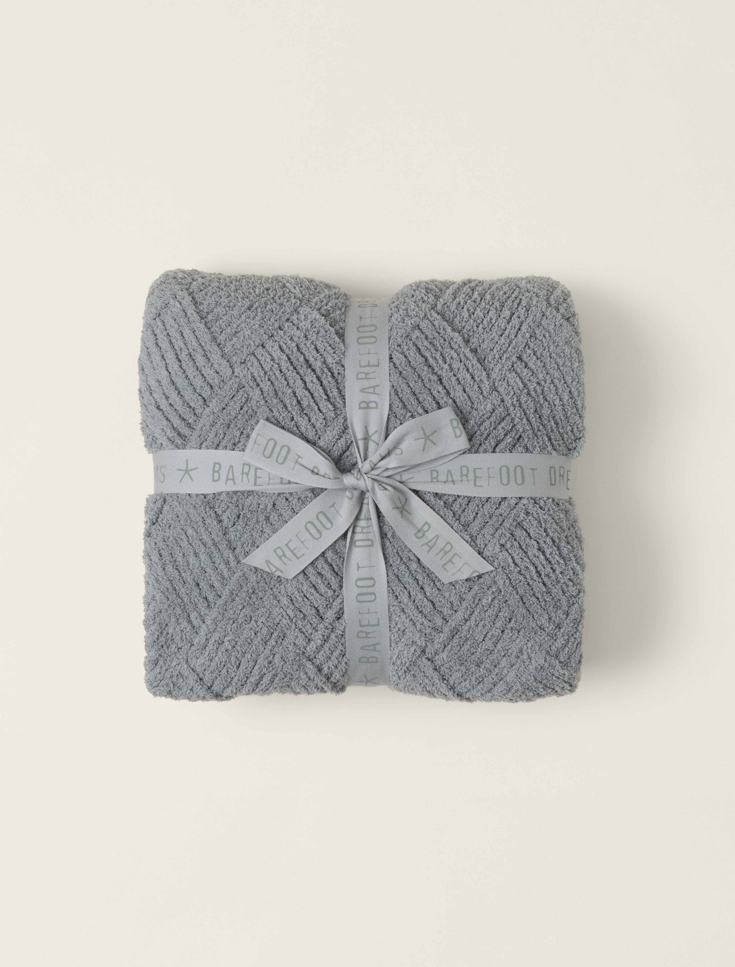 Cozychic Diamond Weave Blanket-Moonbeam