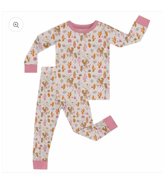 Saddle Up Cowgirl! 2pc Pajama Set Kids