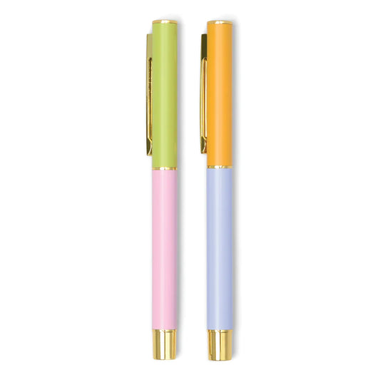 Set of 2 Colorblock Pens - 2 colors