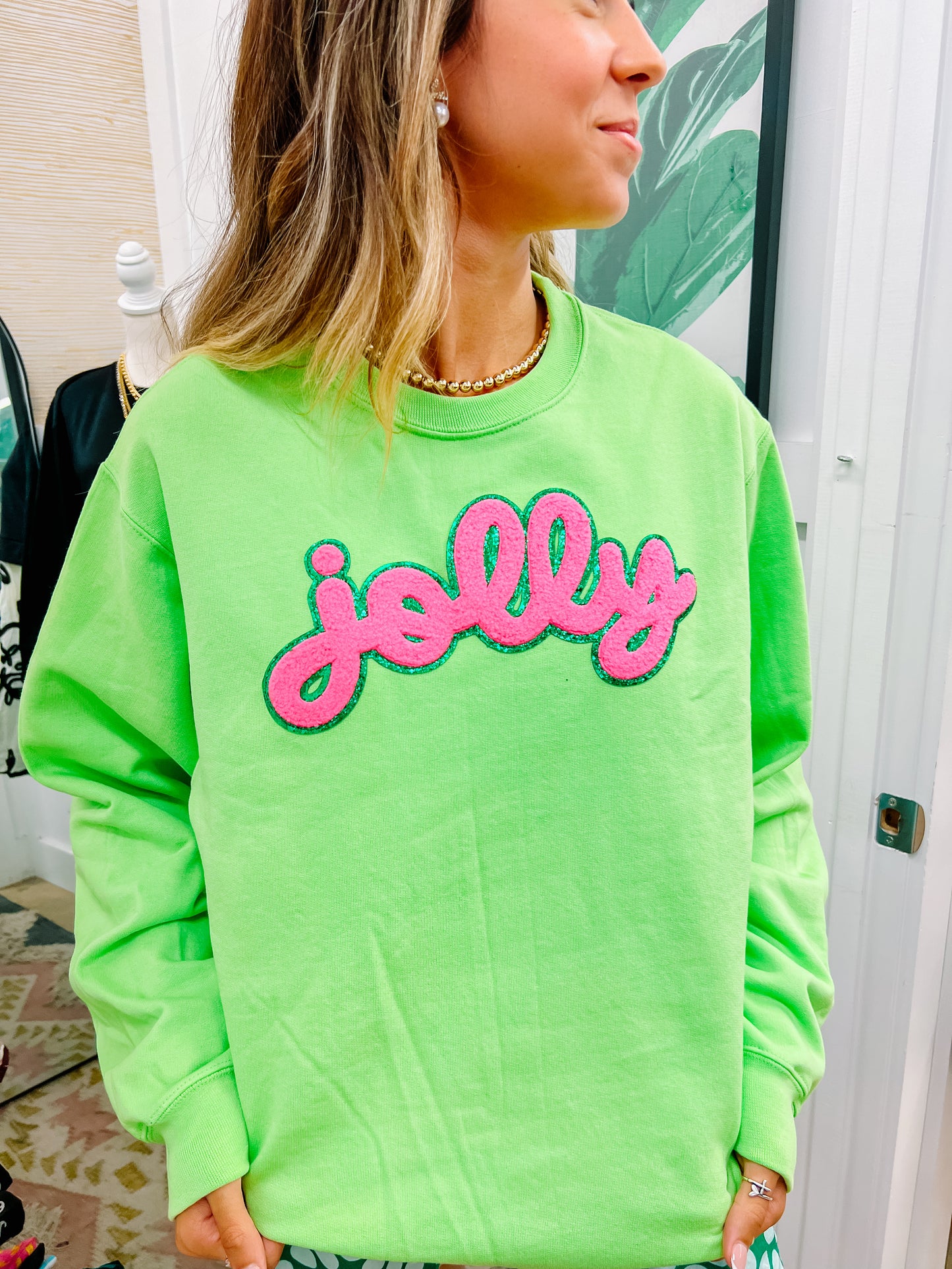 Green Jolly Sweatshirts