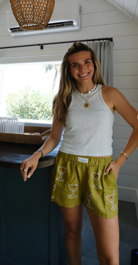 Martini Linen Shorts