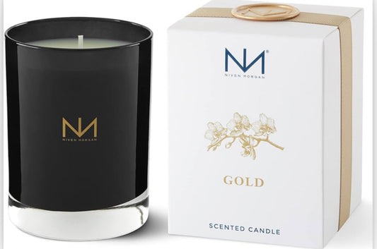 GOLD Candle Niven Morgan