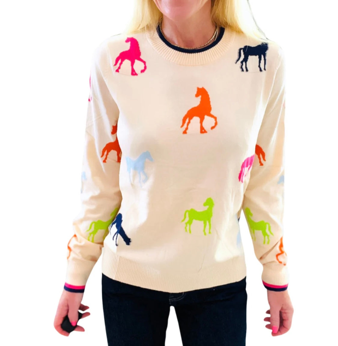 Knit Horsey Sweater