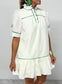 Wimbledon White and Green Dress