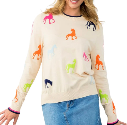 Knit Horsey Sweater