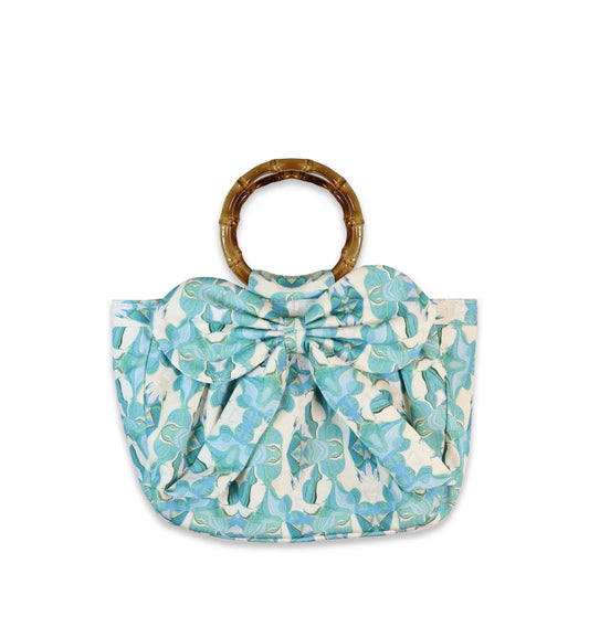 Bow Bag - Fern Blue