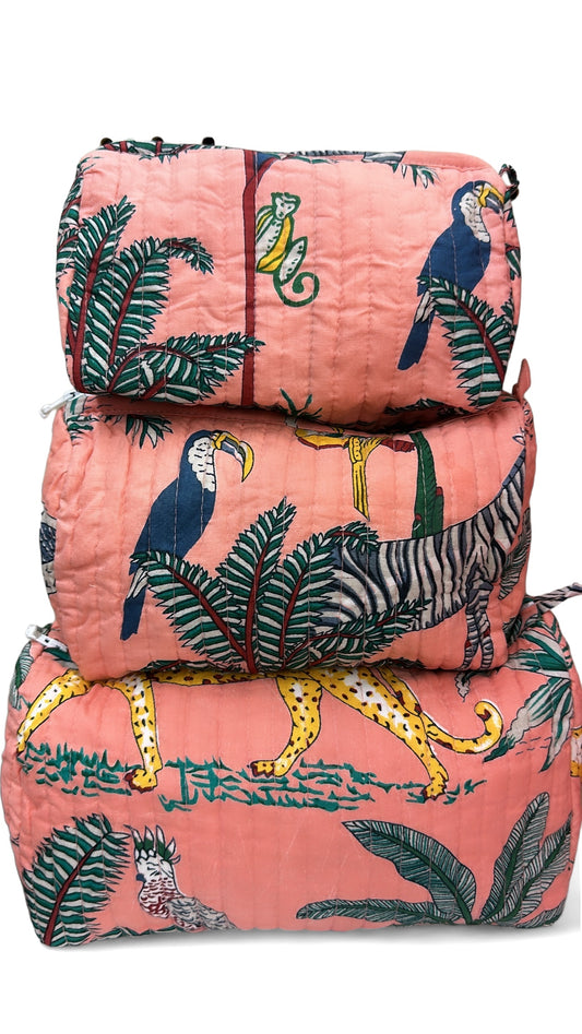 Peach Tropical Safari Cosmetic Set/3