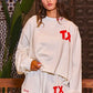 Texas Embroidered Terry Sweatshirt & Shorts