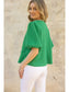 Classy Pearl Green Knit Cardigan