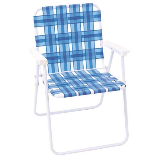 Rio Brands Assorted Folding Web Chair COLOR MAY VARY