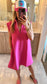 Andrea Dress Hot Pink