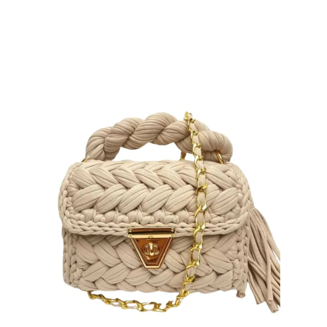 Montego Ivory Woven Bag