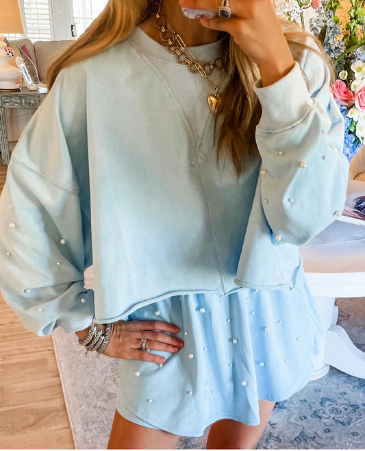 Sky Blue Skort Set