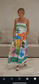 Vibrant Tropical Midi Dress