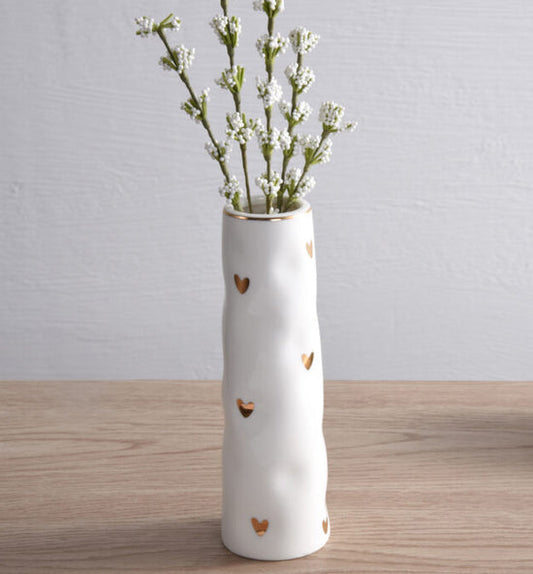 Heart to Heart Bud Vase