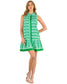 Green Chain Snap Dress