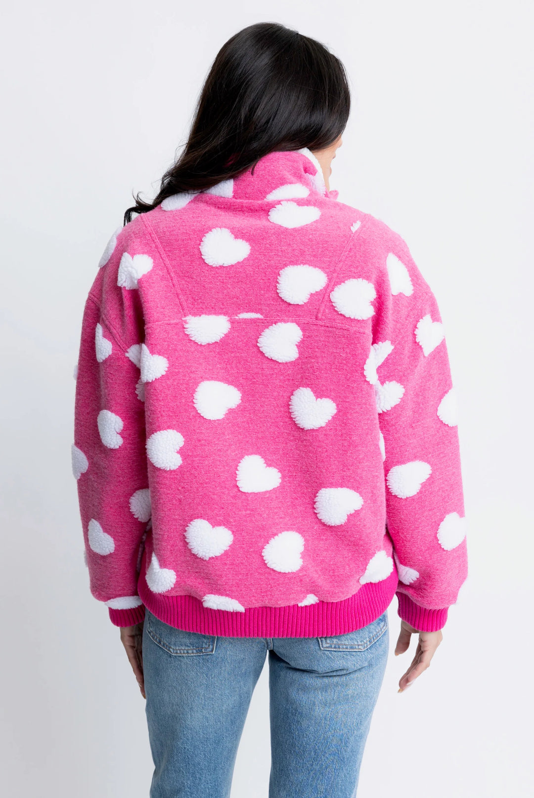 Karlie Heart Fleece Pullover