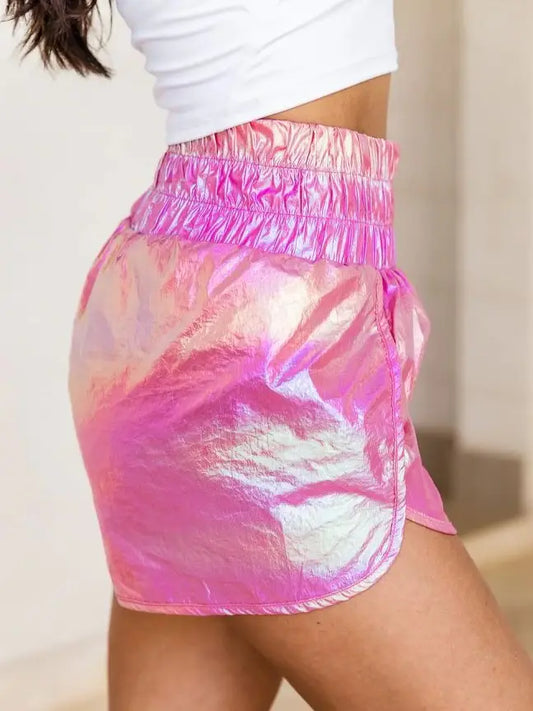 Fashionable High-Waisted Elasticated Shorts