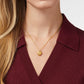 Esme Heart Solitaire Necklace