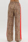 Leopard Set Trimmed in Red