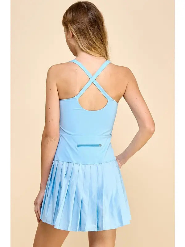 Athletic Dress Powder Blue