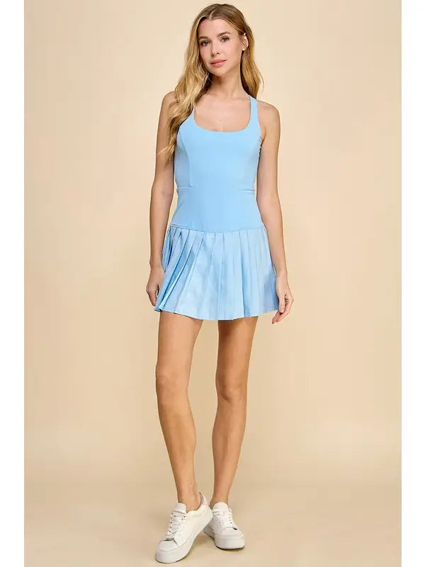 Athletic Dress Powder Blue