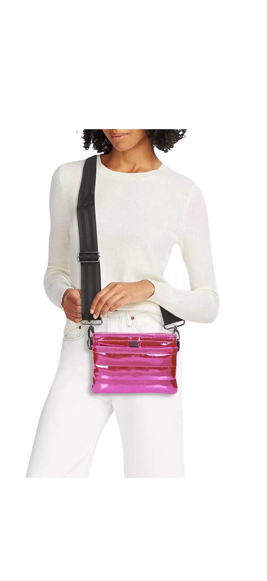 Hot Pink Mirror Crossbody Bum Bag