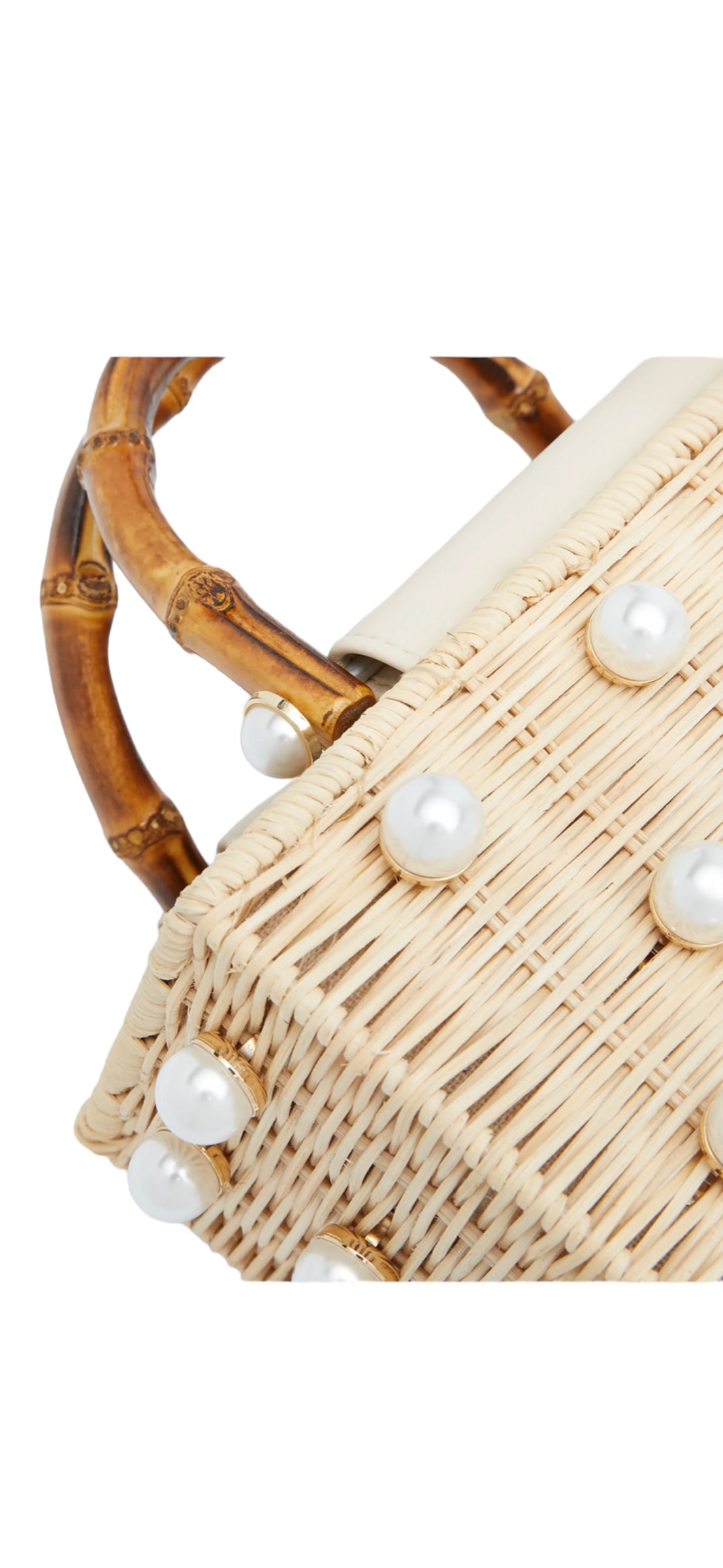 Chloe Pearl Beaded Top-Handle Box Bag