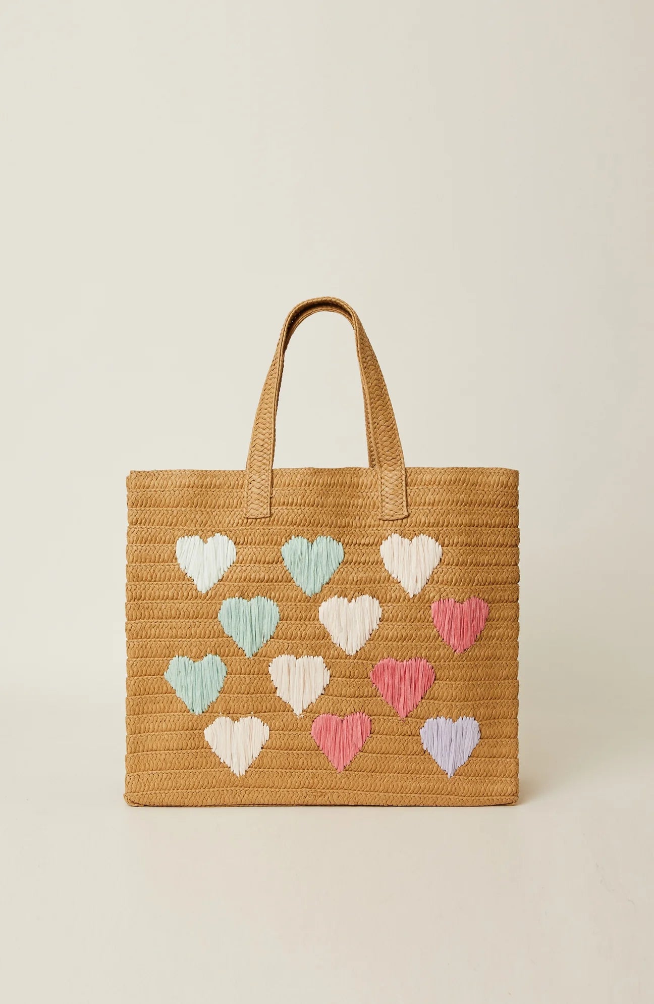 Be Mine Tote Sand Mint