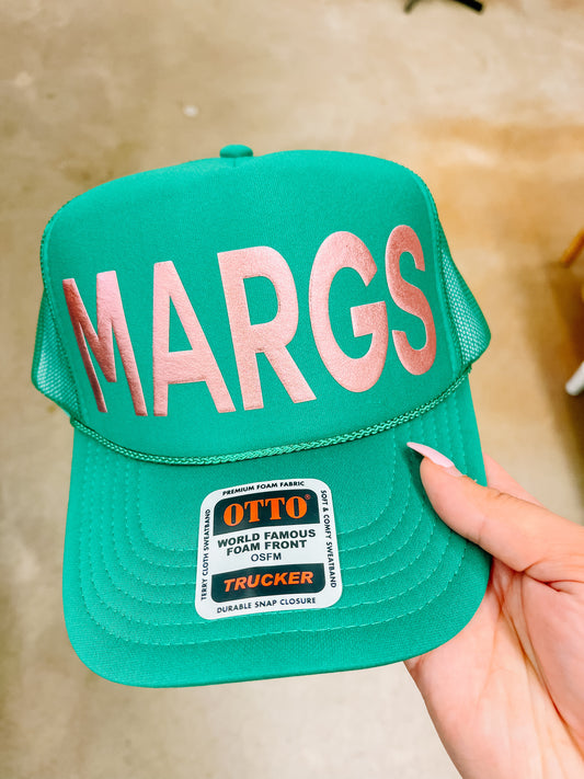 Green Margs Trucker