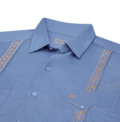 Blue Heron Tejas Guayabera