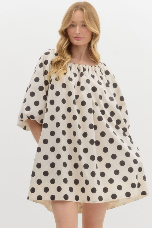 Polka Dot Bubble Dress