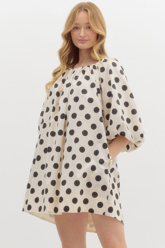 Polka Dot Bubble Dress