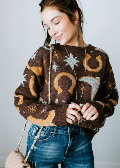 Lucky Horseshoe Sweater